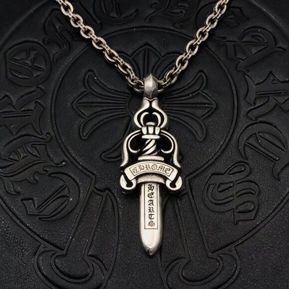 Chrome Heart Great Sword Thick Necklace - Picture 2 of 14